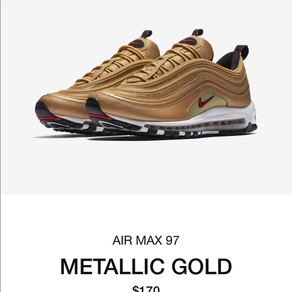 Nike Air max 97 Gold in box - Picture 2 of 7